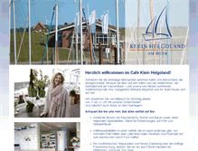 Tablet Screenshot of cafe-klein-helgoland.de